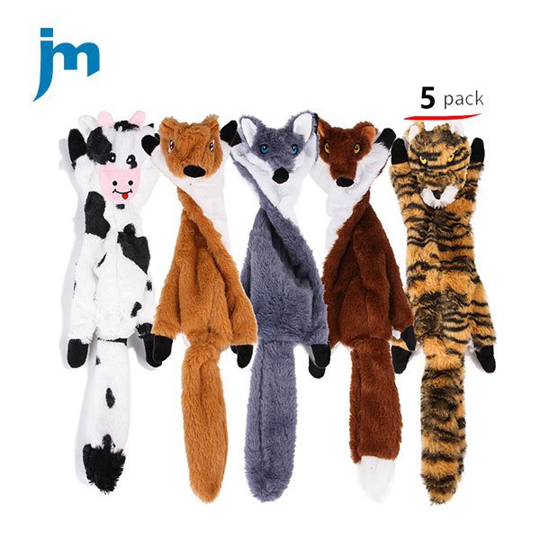 Ġugarelli tal-Kelb Soft Squeaky Plush